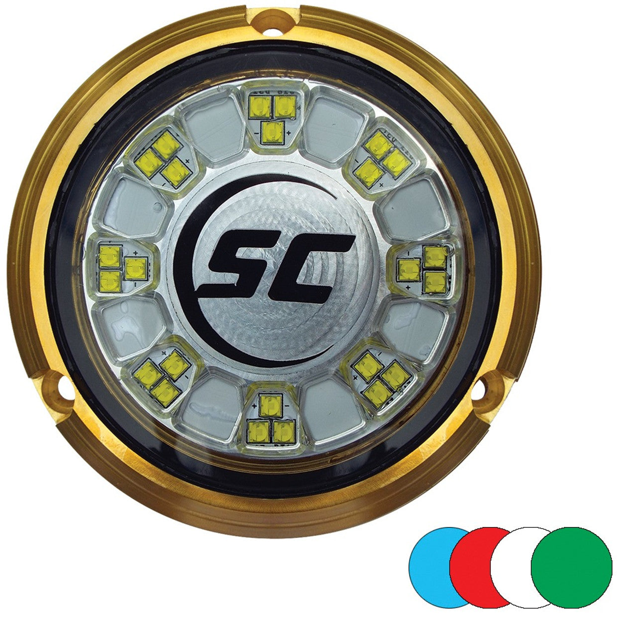 Shadow-Caster SCR-24-CC-BZ-10 SCR-24 Bronze Underwater LED Light