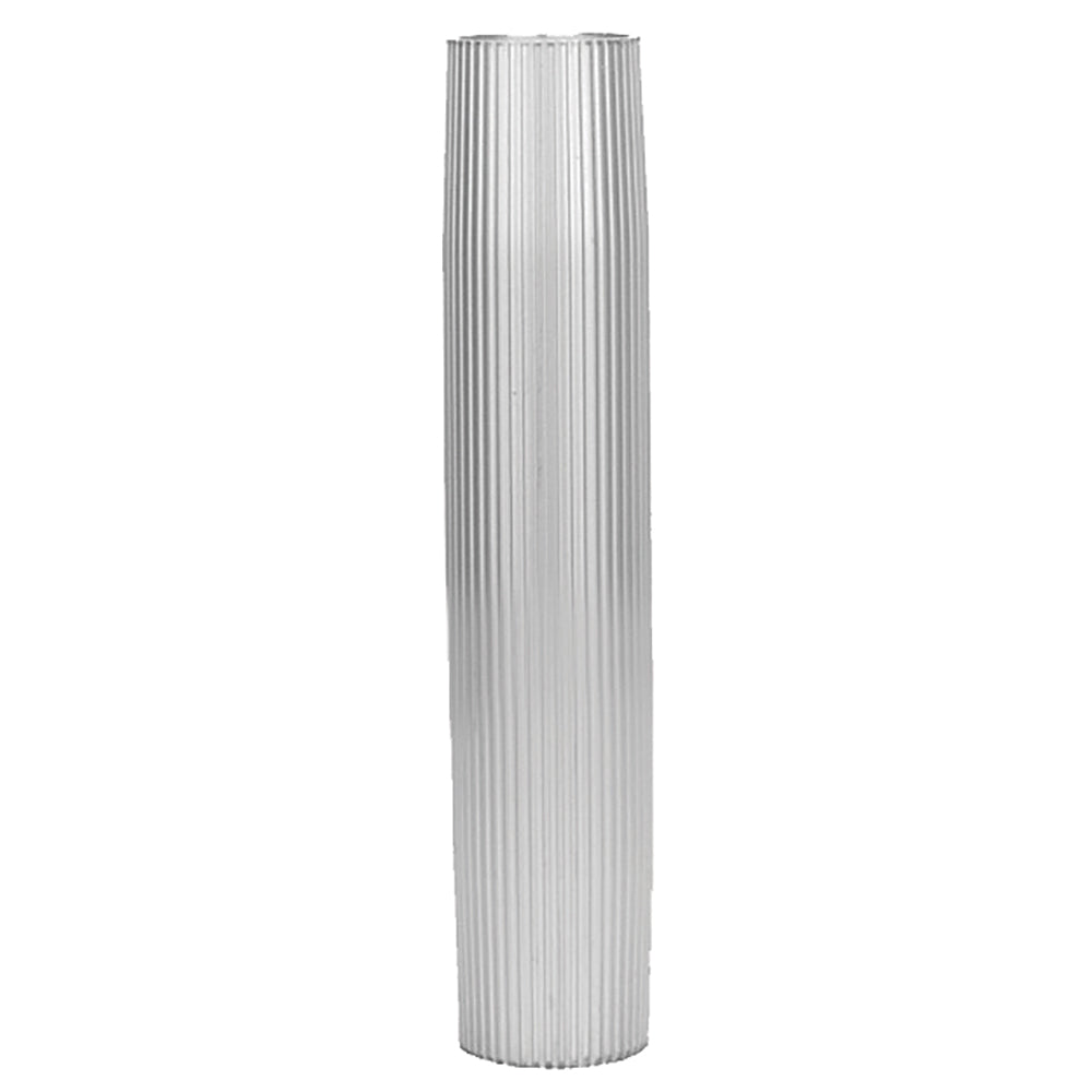 TACO Aluminum Ribbed Table Pedestal - 2-3/8" O.D. - 27-1/2" Length