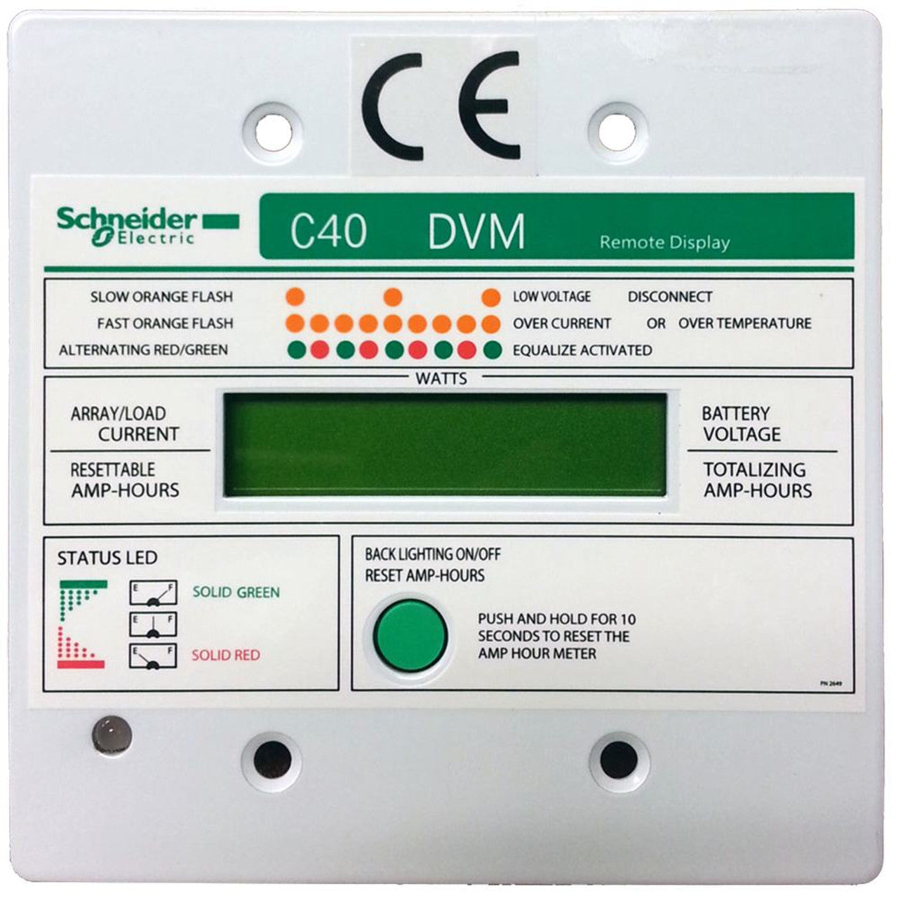 Xantrex CMR-50 C-Series Digital Remote - 50' Cable