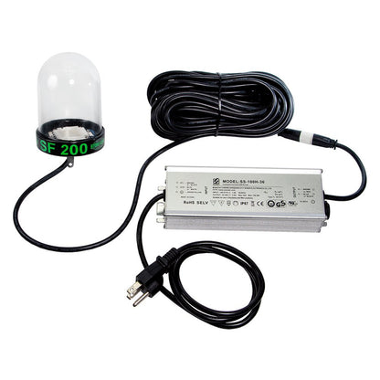 Hydro Glow SF200G LED Underwater Dock Light - 200W - 50 Cord - Green