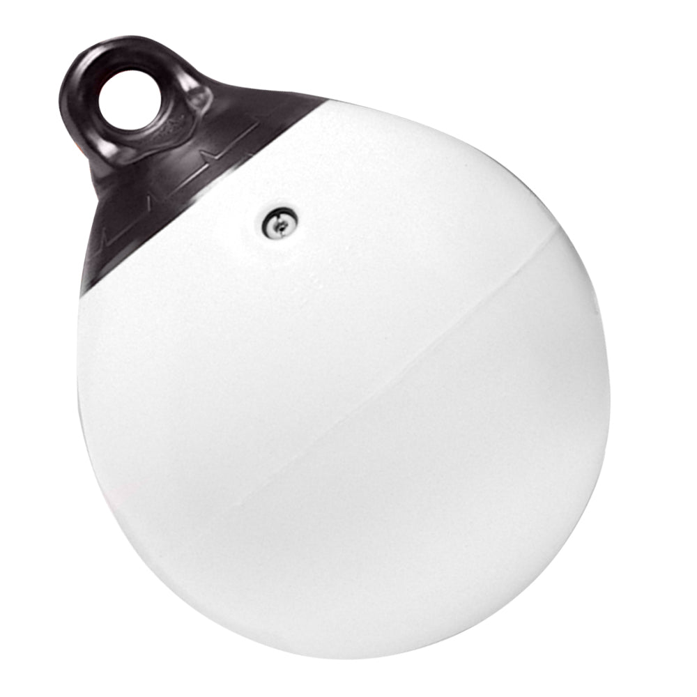 Taylor Made 9" Tuff End&trade; Inflatable Vinyl Buoy - White