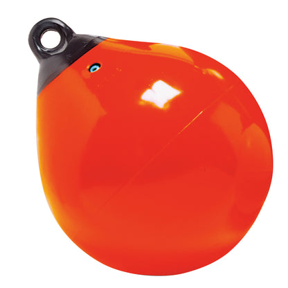 Taylor Made 9" Tuff End&trade; Inflatable Vinyl Buoy - Orange