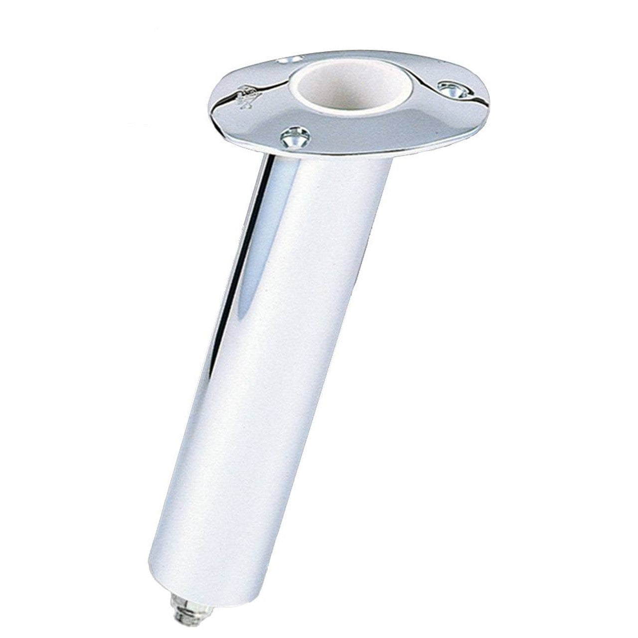Lees RH5329H Close Ended Rod Holder w/Hose Barb - Medium 15 - Stainless Steel