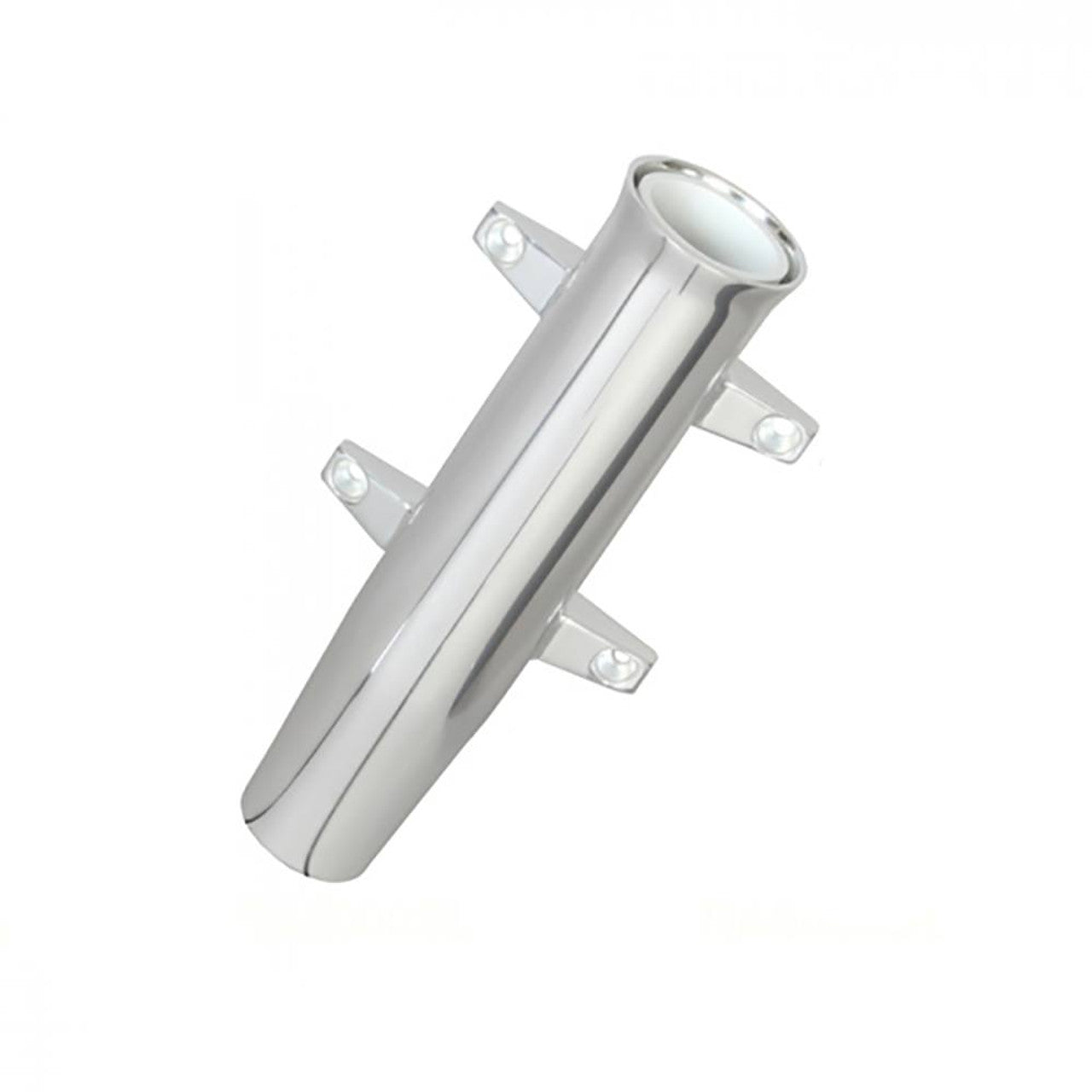 Lees RA5000SL Tackle Aluminum Side Mount Rod Holder - Tulip Style - Silver Anodize