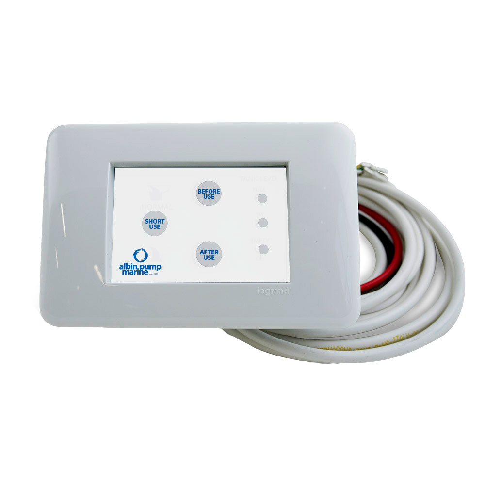 Albin Group Marine Digital Control Panel Silent Electric Toilet