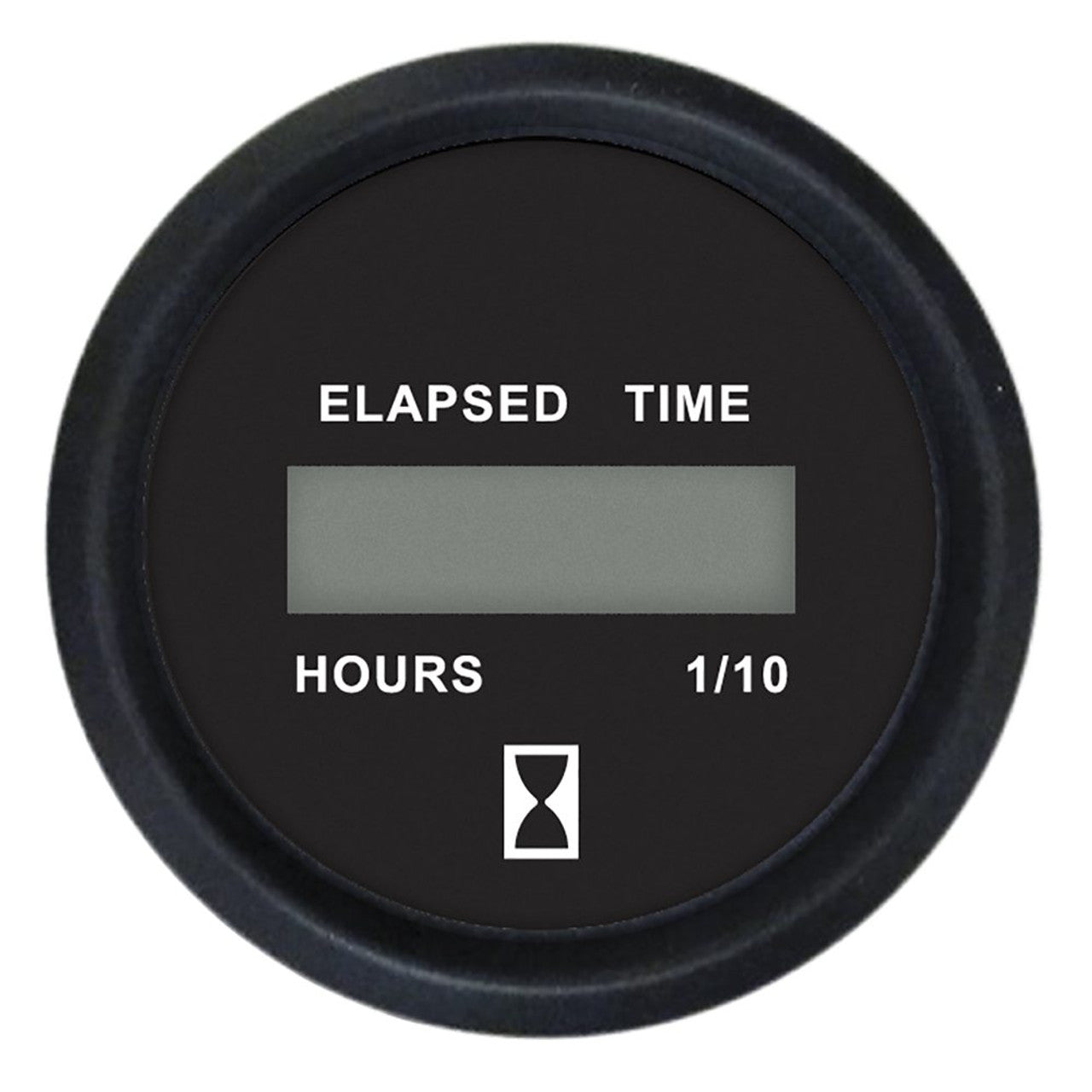Faria 12835 2" Digital Hourmeter Gauge - 12-32V - Euro Black