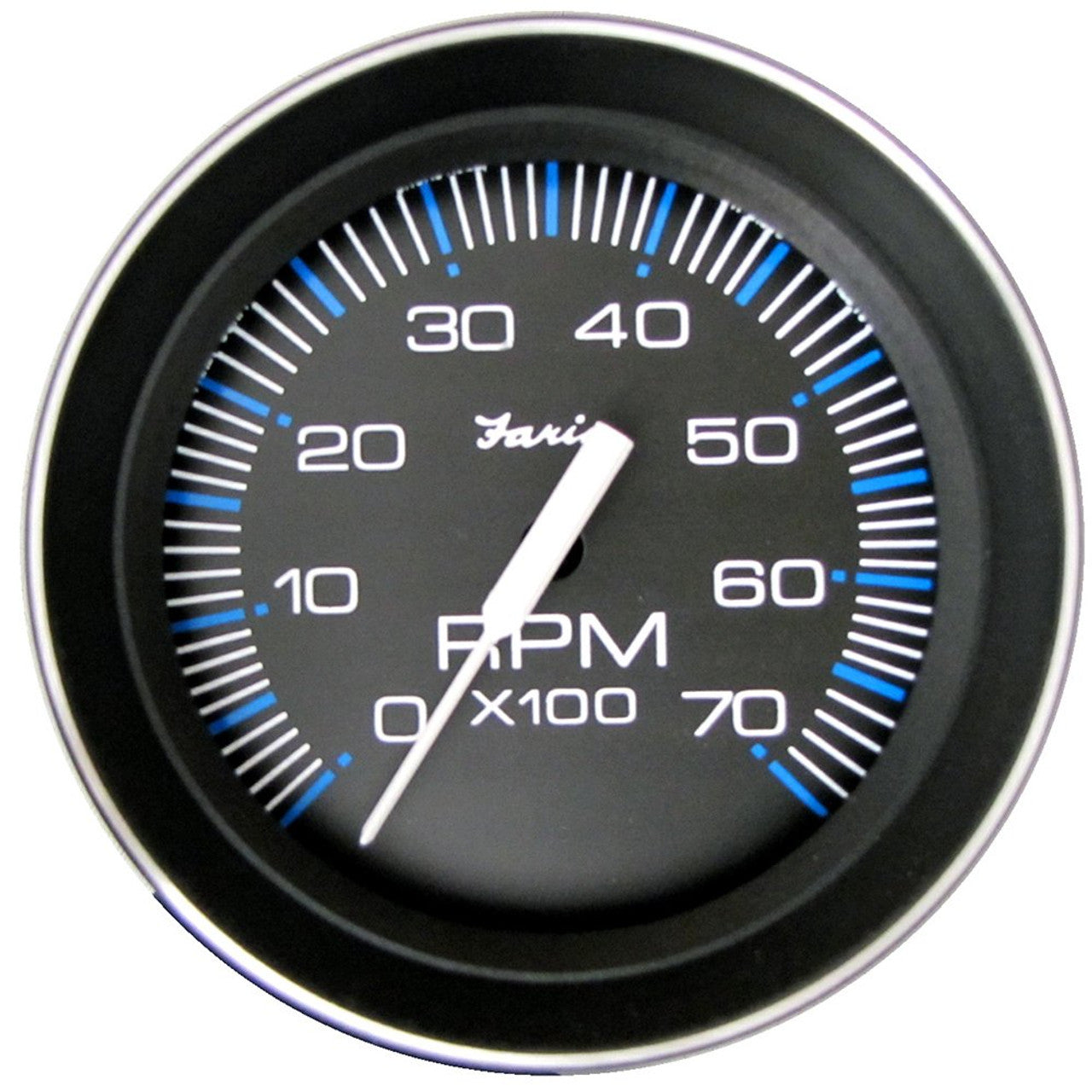 Faria 33005 4" 7K Tachometer - All O/B Coral - Stainless Bezel