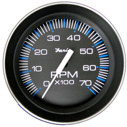 Faria 33005 4" 7K Tachometer - All O/B Coral - Stainless Bezel