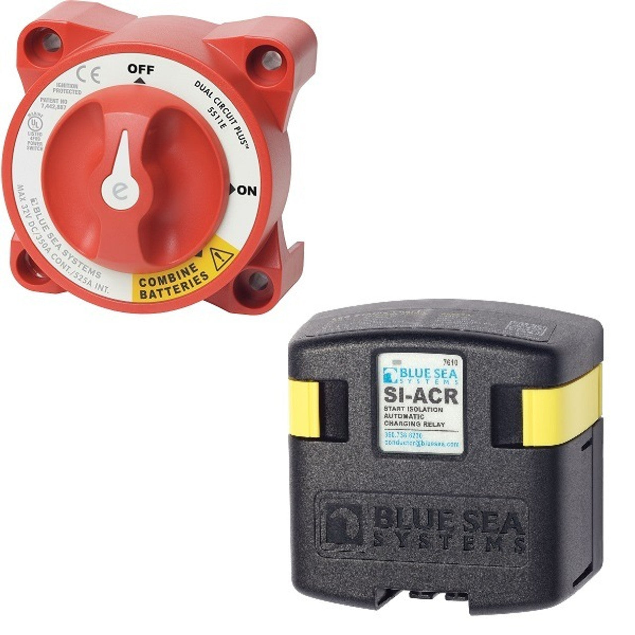 Blue Sea Add a Battery Solenoid 2 Battery Bank