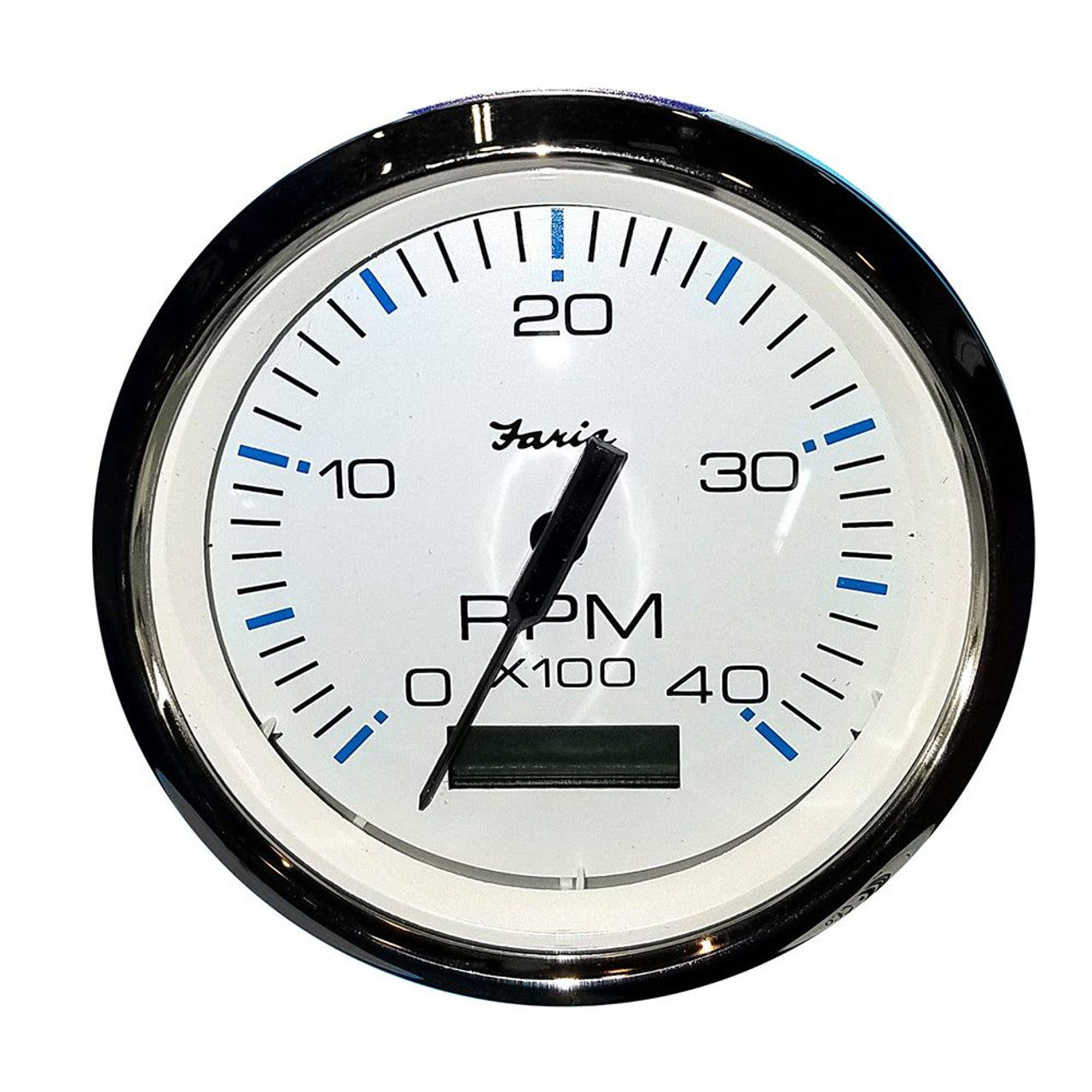 Faria 33834 4" 4K Diesel Tach/Hourmeter - Mech. Takeoff Var. Ratio Alt