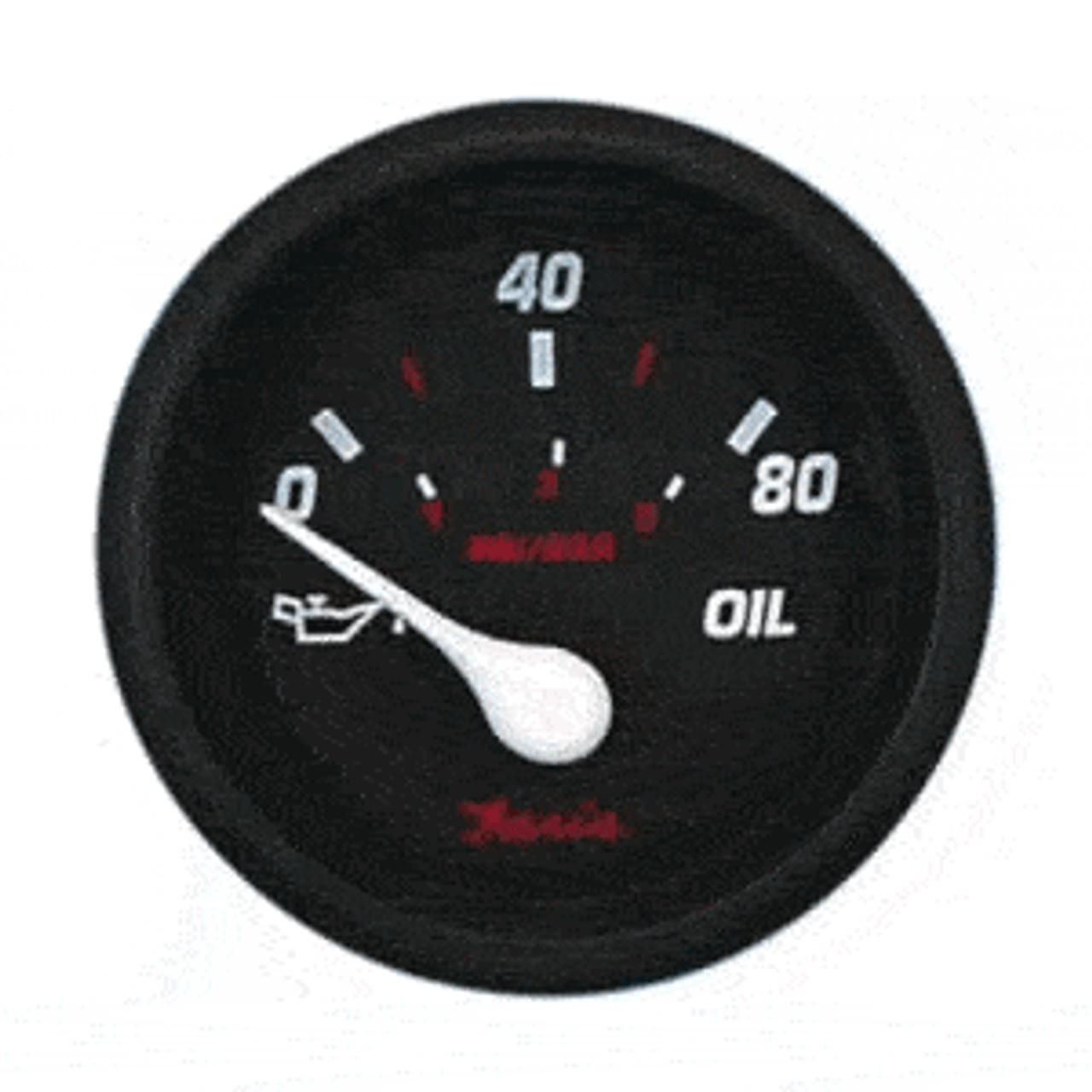 Faria 2" Oil Pressure Gauge - 80 PSI