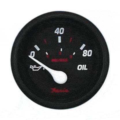 Faria 2" Oil Pressure Gauge - 80 PSI