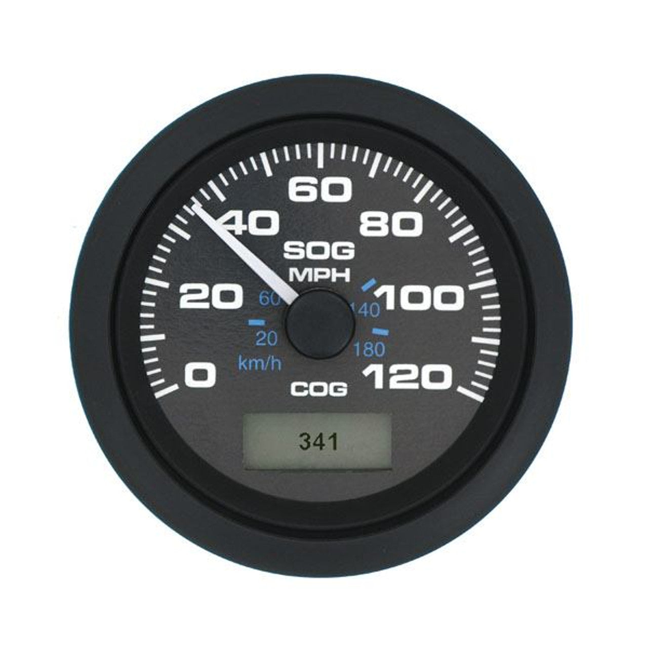 Sierra 781-627-120P Black Premier Pro Series Speedometer