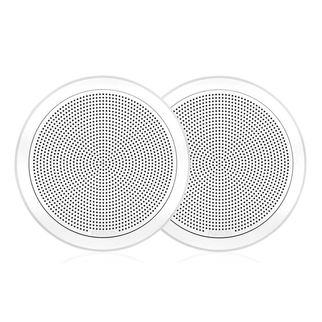 Fusion 010-02299-00 FM-F65RW FM Series 6.5" Flush Mount Round Marine Speakers - White Grill - 120W