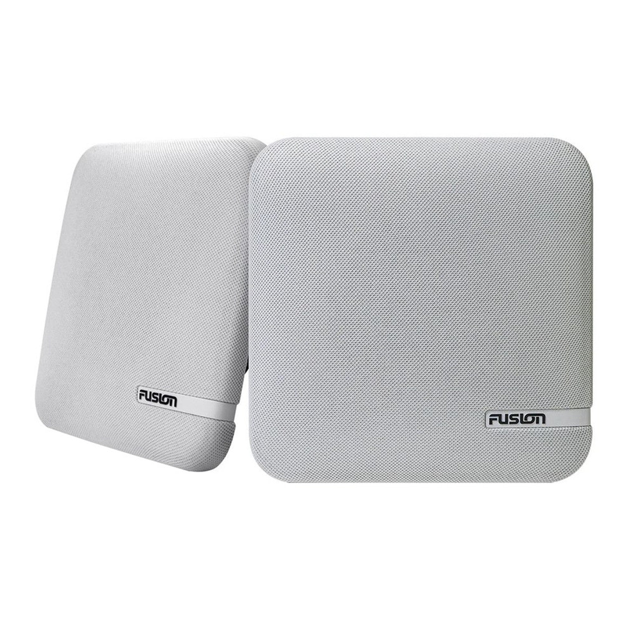 Fusion 010-02263-10 SM-F65CW SM Series 6.5" Shallow Mount Square Speakers - White Grill - 100W