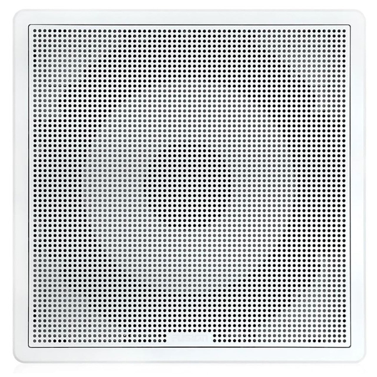 Fusion 010-02301-10 FM-S10SW FM Series 10" 400W Flush Mount Marine Subwoofer - Square Grill - White