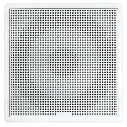 Fusion 010-02301-10 FM-S10SW FM Series 10" 400W Flush Mount Marine Subwoofer - Square Grill - White