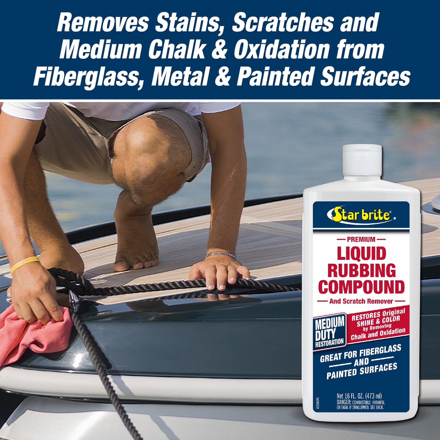 Starbrite Liquid Rubbing Compound for Heavy Oxidation