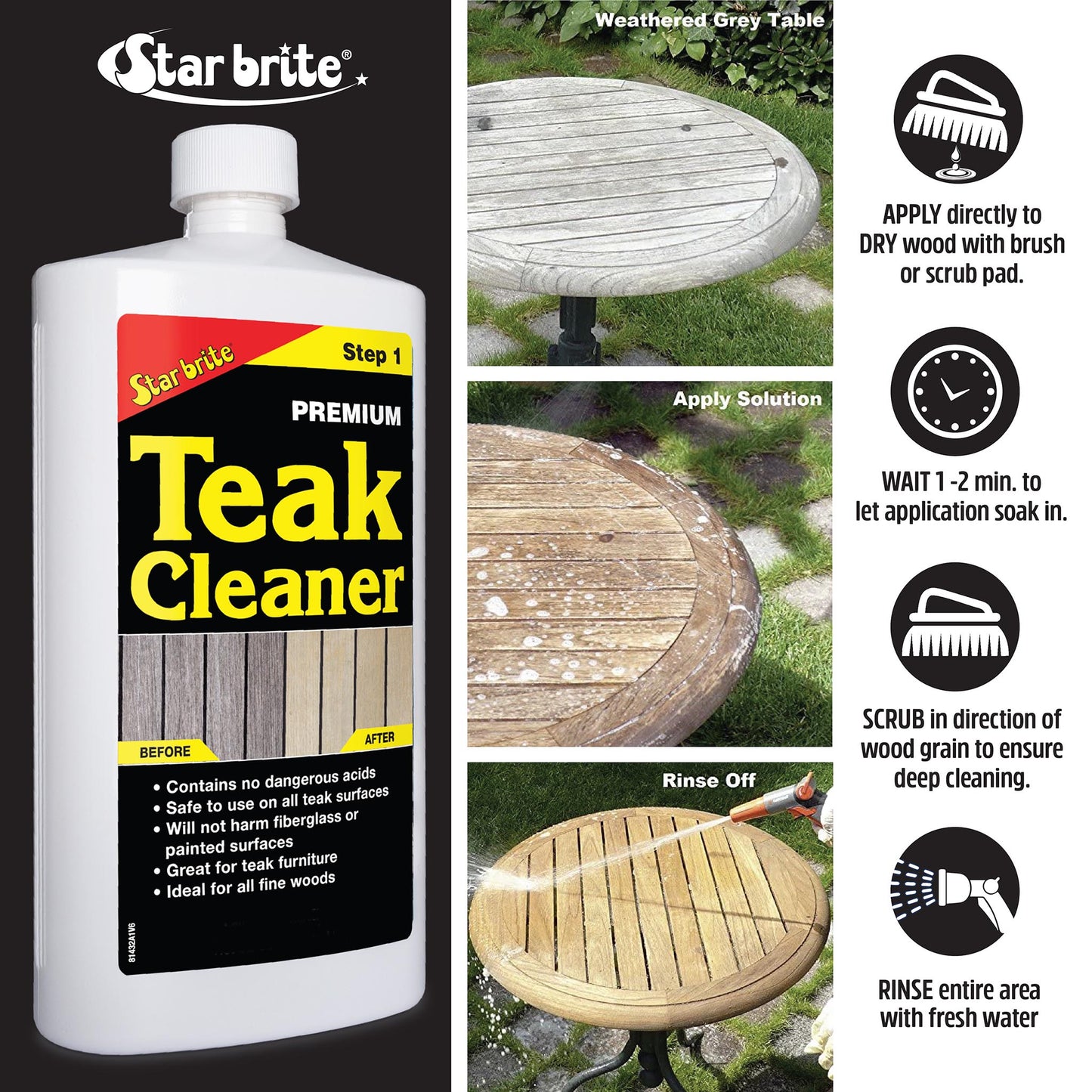 Starbrite Premium Teak Cleaner