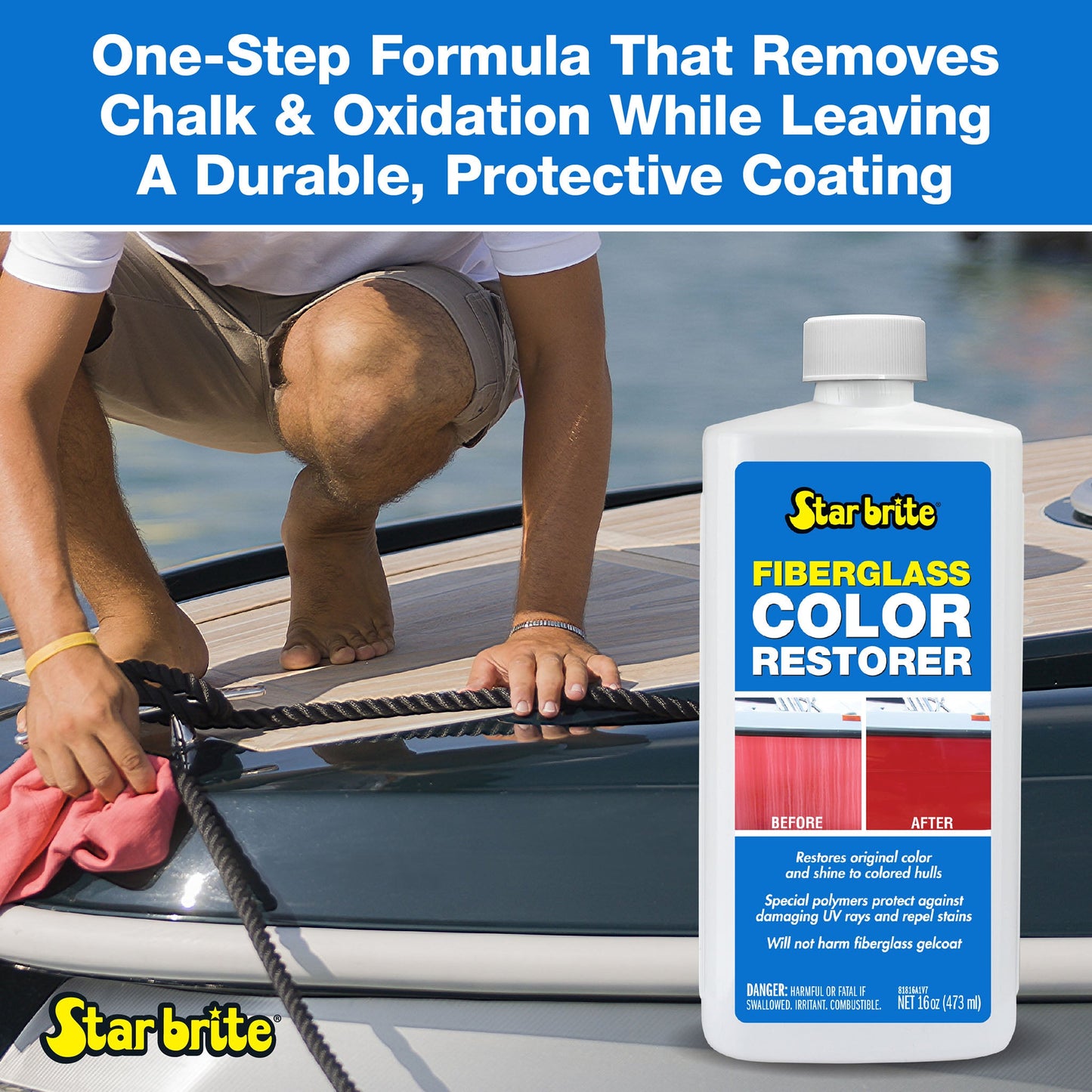 Starbrite Fiberglass Color Restorer with PTEF
