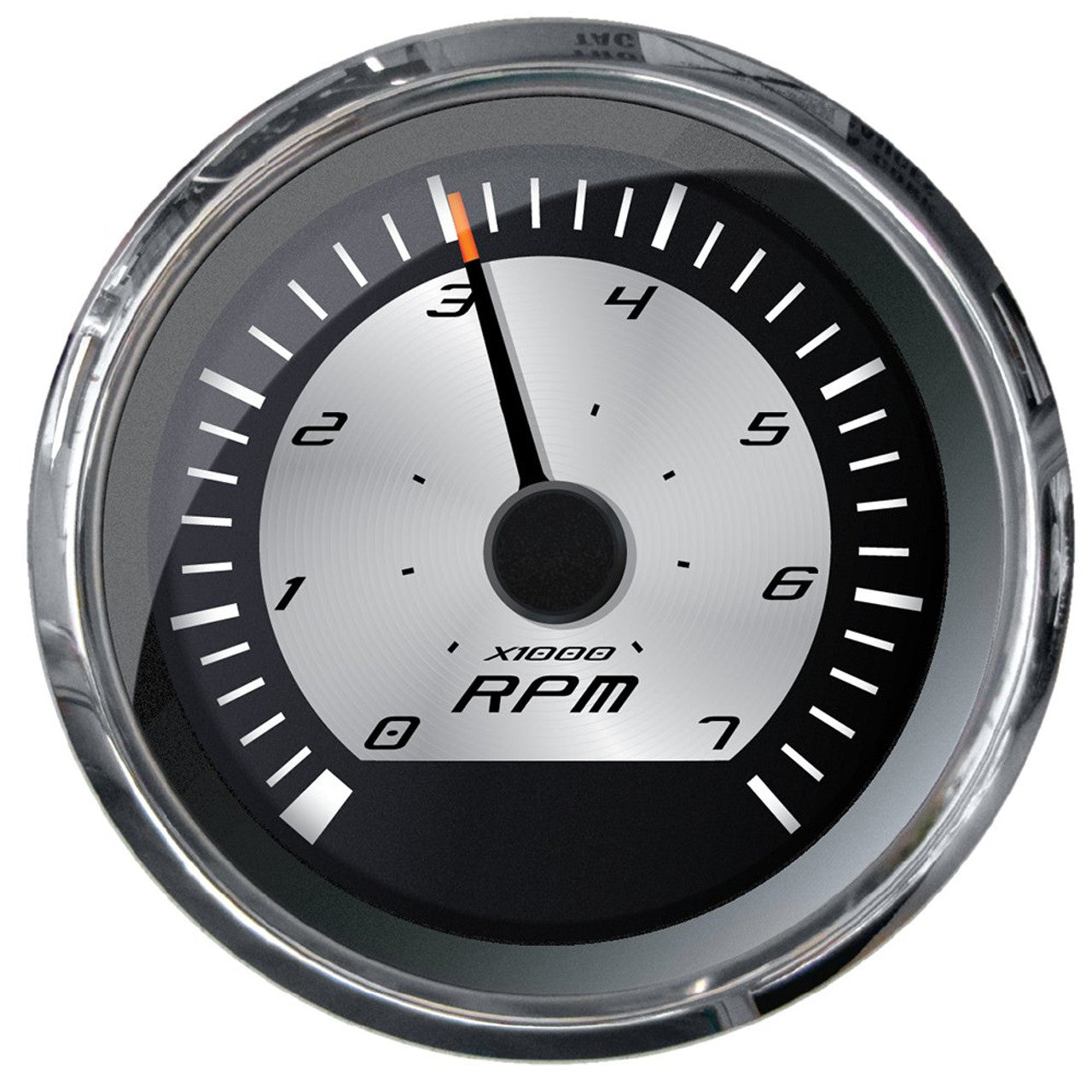 Faria 22009 Platinum 4" Tachometer - 7K RPM - Gas - I/O