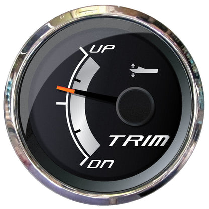 Faria 22020 Platinum 2" O/B Trim Gauge f/Johnson, Evinrude, Suzuki