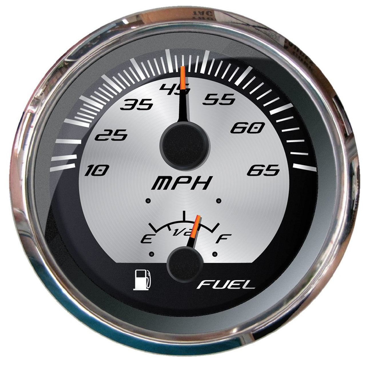 Faria 22015 Platinum 4" Multi-Function - Speedometer Pitot/Fuel