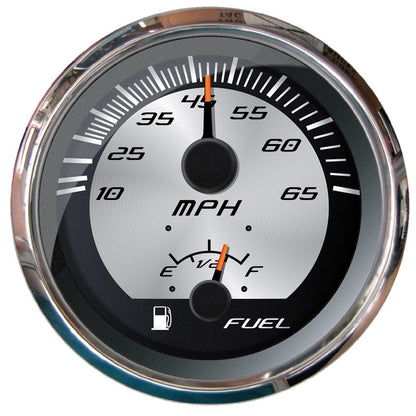 Faria 22015 Platinum 4" Multi-Function - Speedometer Pitot/Fuel