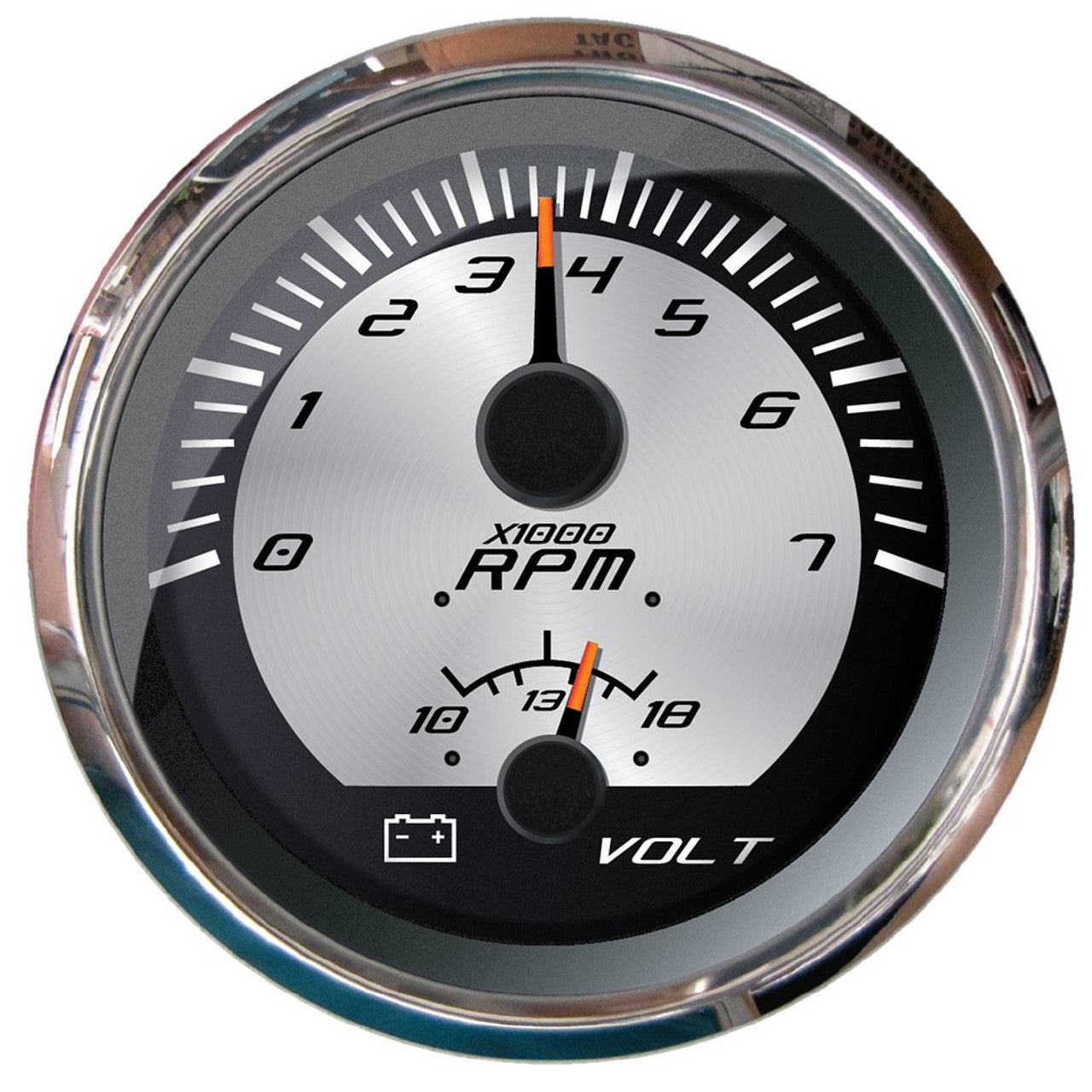 Faria 22016 Platinum 4" Multi-Function - 7K Tachometer/Voltmeter