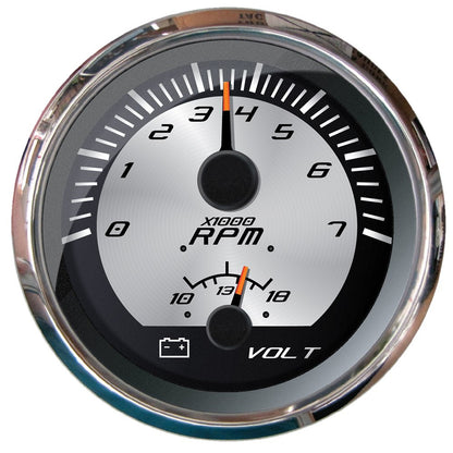 Faria 22016 Platinum 4" Multi-Function - 7K Tachometer/Voltmeter