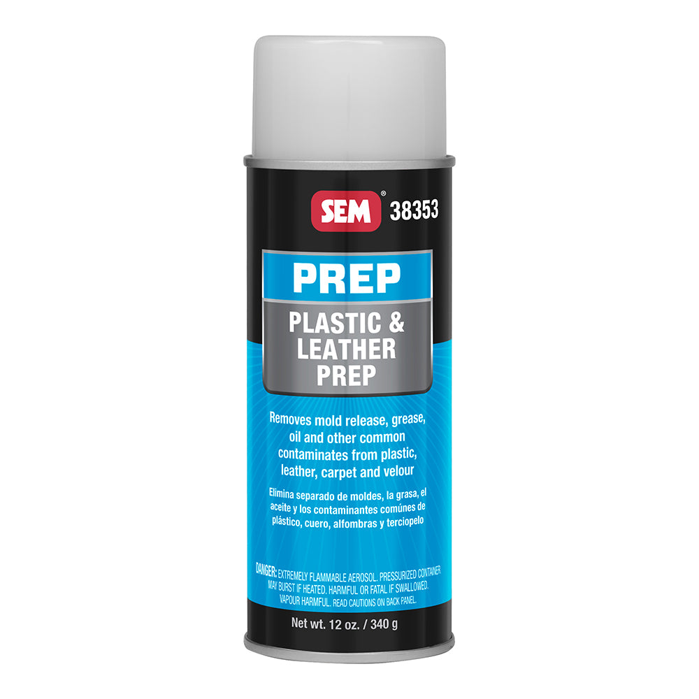 SEM Plastic &amp; Leather Prep - 12oz