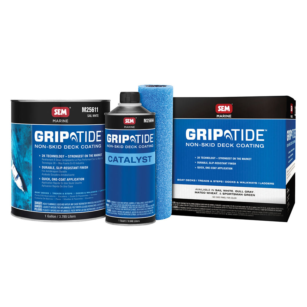 SEM GripTide&trade; Non-Skid Deck Coating Kit - Sail White