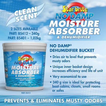 Starbrite No Damp Hanging Moisture Absorber & Dehumidifier