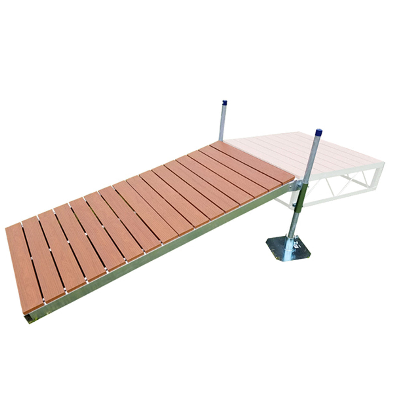 Patriot Docks Brown Aluminum Shore Ramp Kit