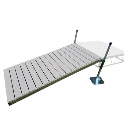 Patriot Docks Gray Aluminum Shore Ramp Kit