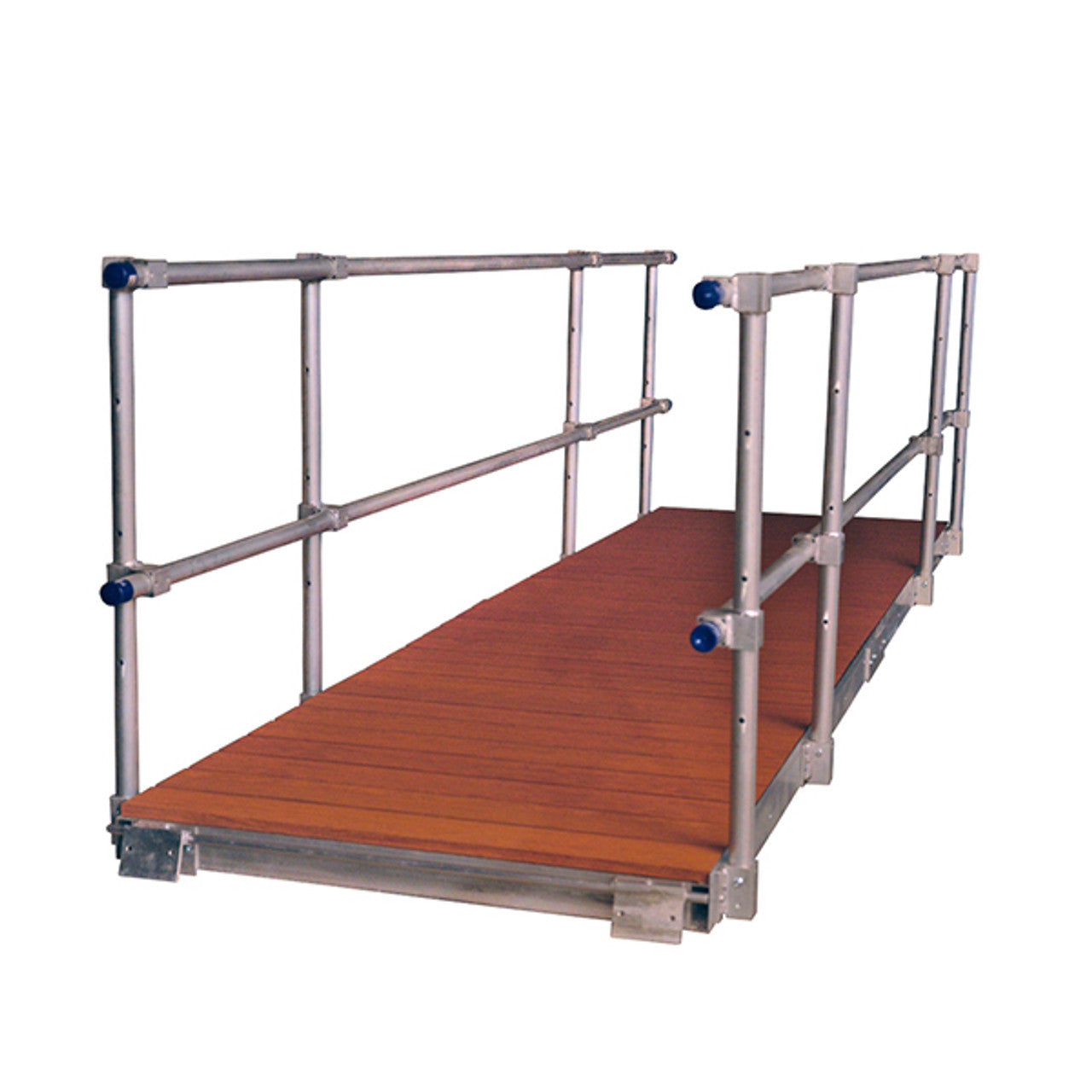 Patriot Docks Gangway Kit w/ Brown Aluminum Decking