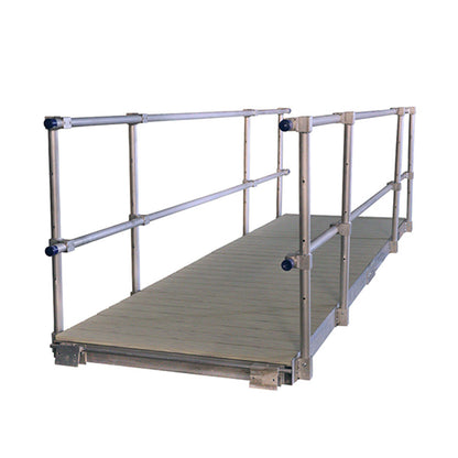 Patriot Docks Gangway Kit w/ Gray Aluminum Decking