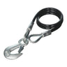 Tie Down Black Vinyl Coated Trailer Safety Cables - image 2