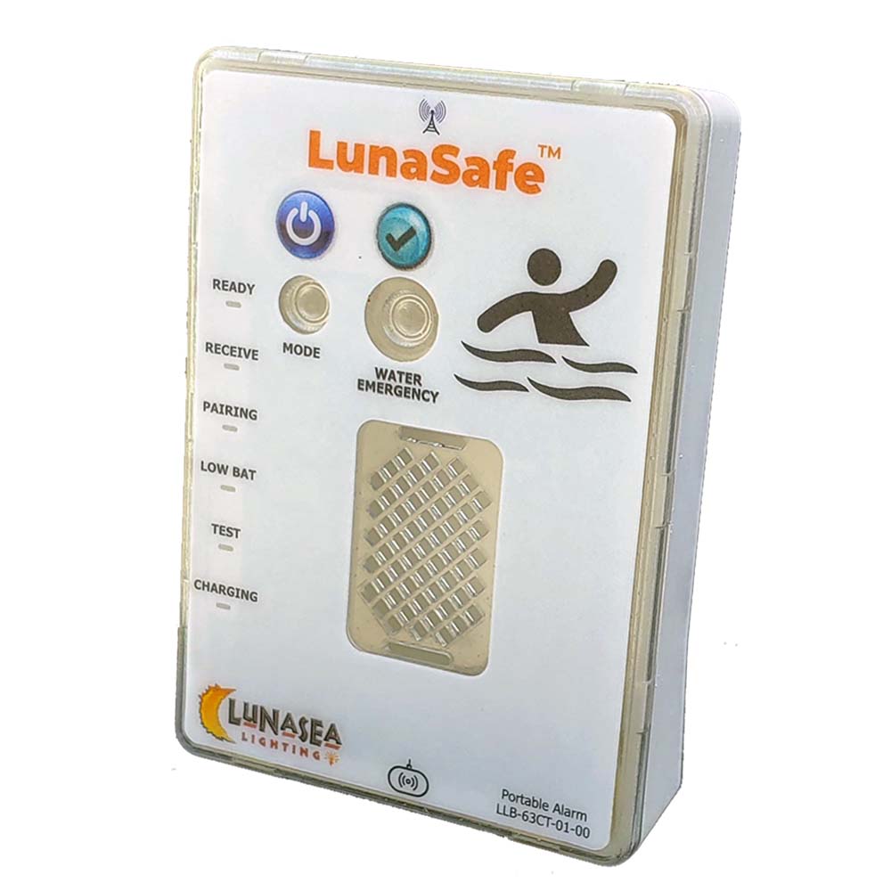 Lunasea Controller f/Audible Alarm Receiver w/Strobe Qi Rechargeable