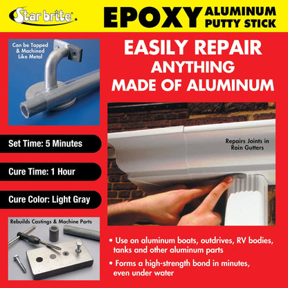 Starbrite Aluminum Epoxy Putty Stick