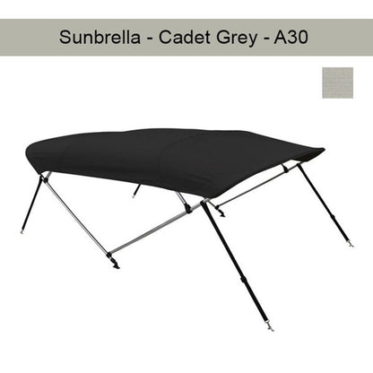 Sunbrella Boat Bimini Top 8'L x 54"H x 91"-96"W