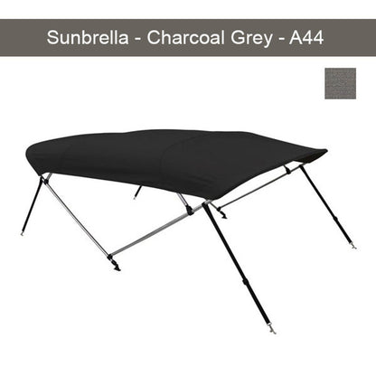 Premium Sunbrella Boat Bimini Top 8'L x 35"H x 79"-84"W