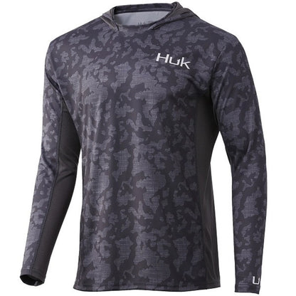 Huk Icon X Running Lakes Hoodie - Volcanic Ash