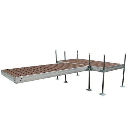 Tommy Docks T-Shaped Dock w/Brown Composite Decking