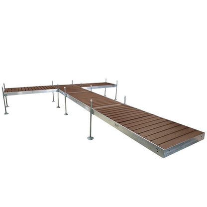 Tommy Docks T-Shaped Dock w/Brown Composite Decking