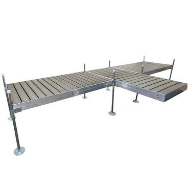 Tommy Docks T-Shaped Dock w/Gray Composite Decking