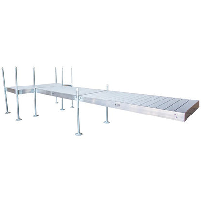 Muelle en forma de T con plataforma de aluminio de Tommy Docks