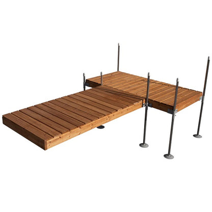 Quai en T en cèdre classique Tommy Docks