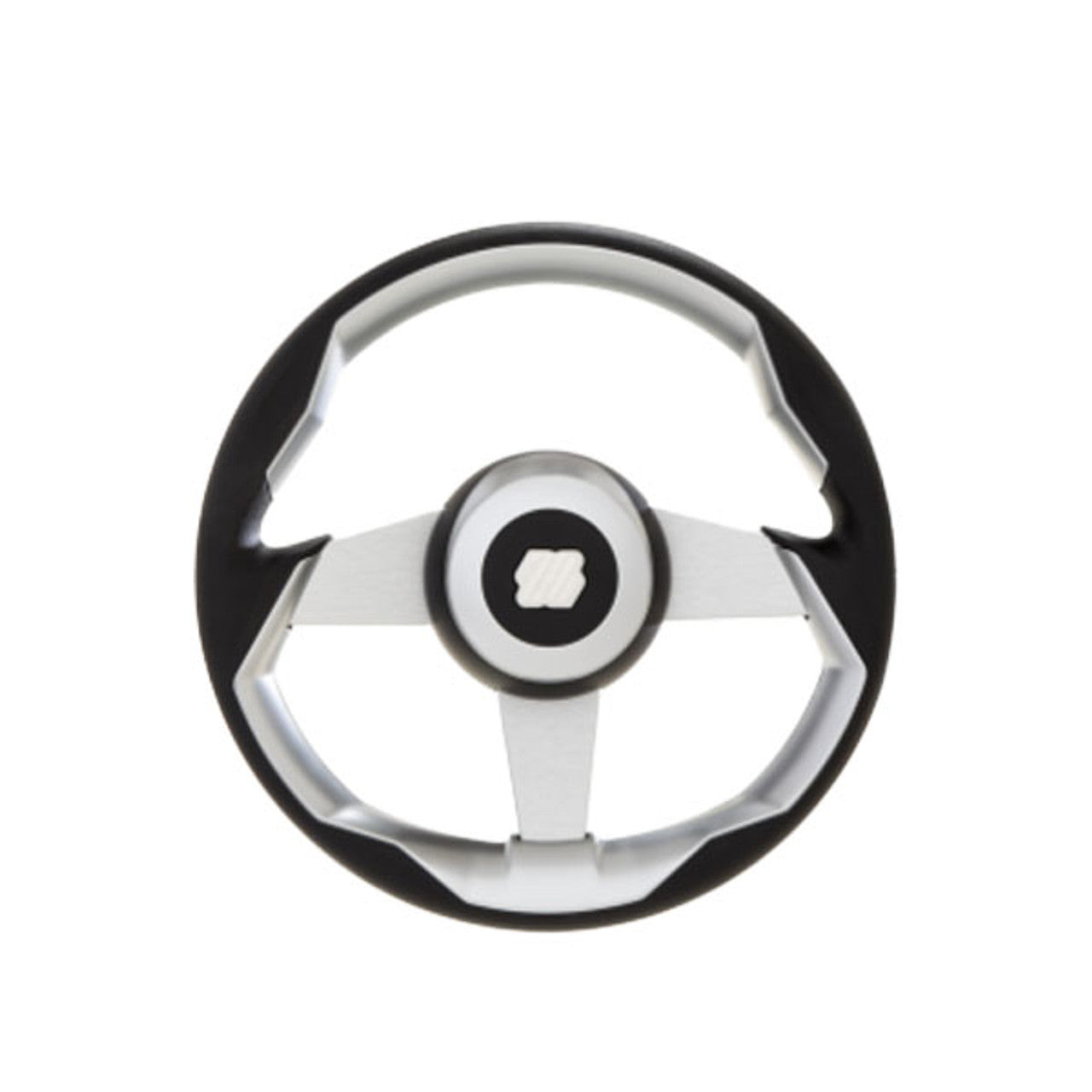 Uflex Grimani 13.8" Steering Wheel - Silver Al. Spokes