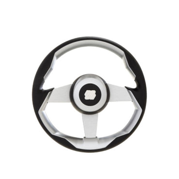 Uflex Grimani 13.8" Steering Wheel - Silver Al. Spokes